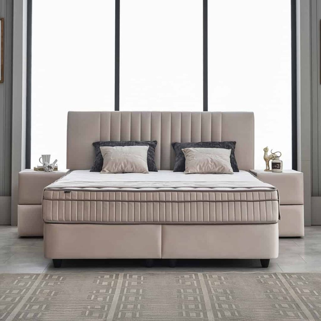 Opbergbed Clara Beige