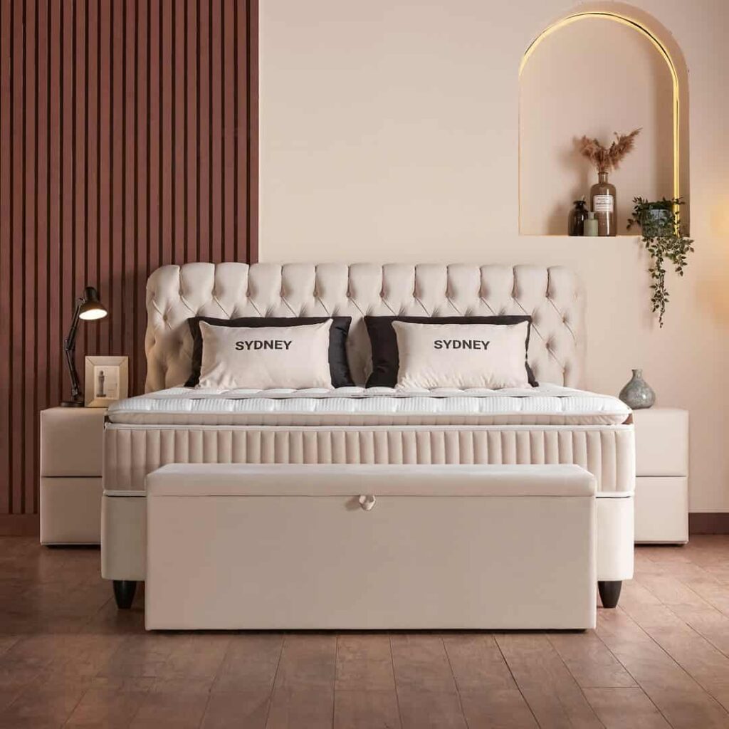Opbergbed Sydney Beige